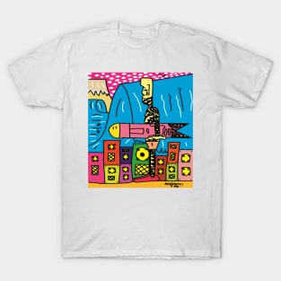 Moai in Paradise T-Shirt